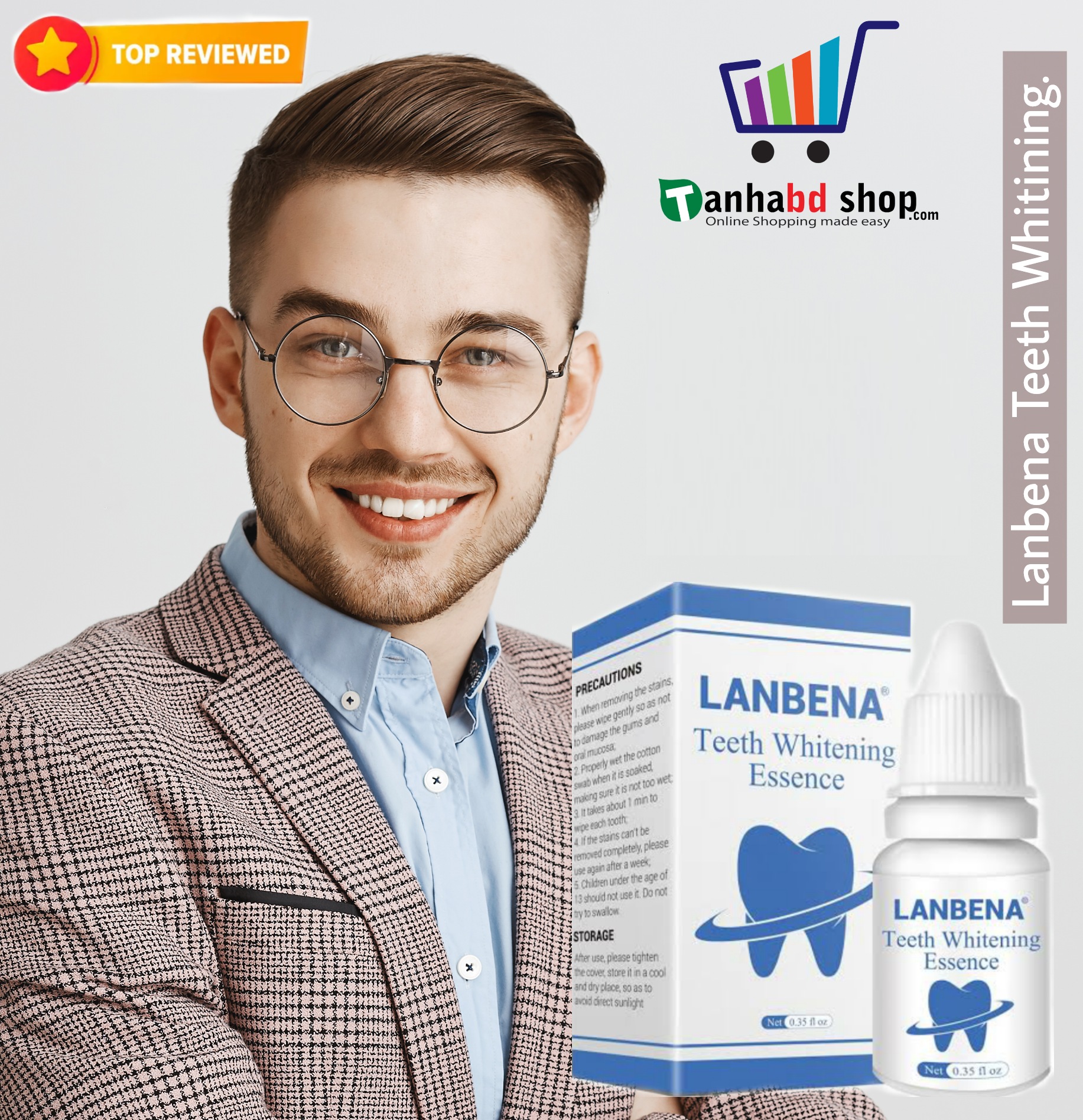 দাঁতকে ঝকঝকে সাদা করুন ৩ দিনেই-Lanbena teeth Whitining.