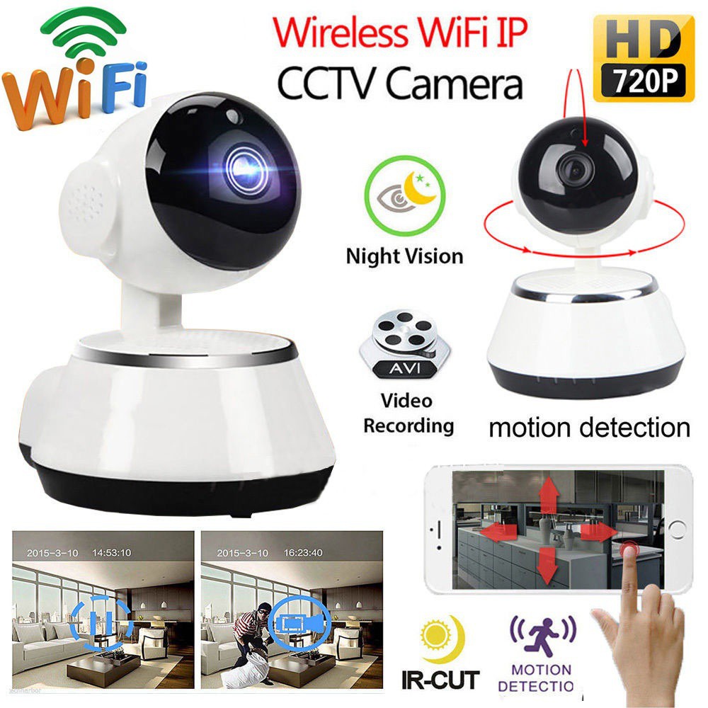 V380 IP Camera WiFi Mini 360 Degree CCTV Night Vision.