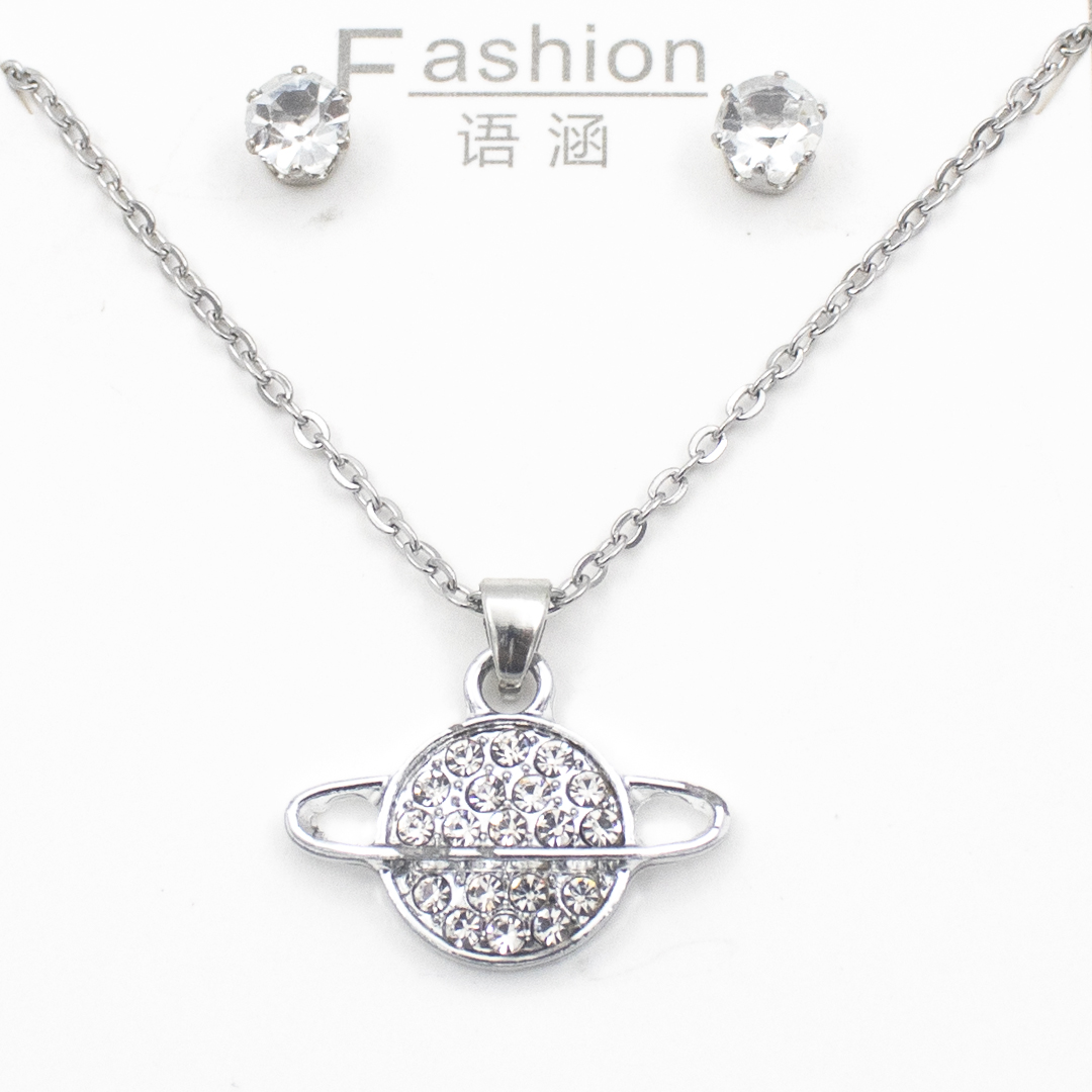 Fationable Chain Necklace For Women- Silver
