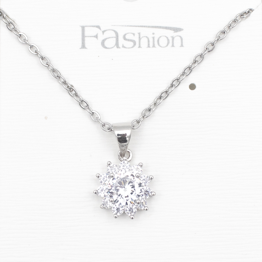 Fationable Chain Necklace For Women-Silver