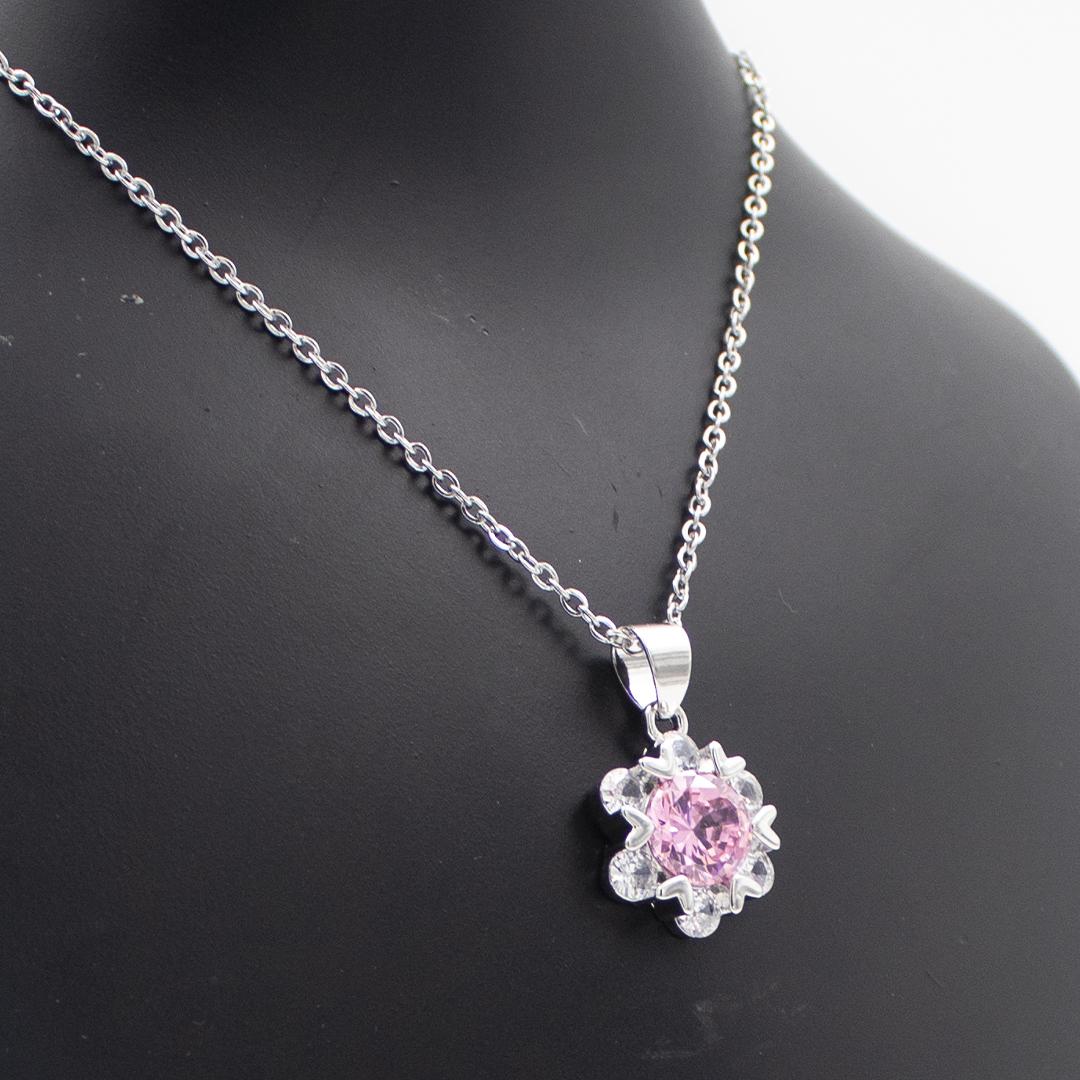 Fationable Chain Necklace For Women- Silver