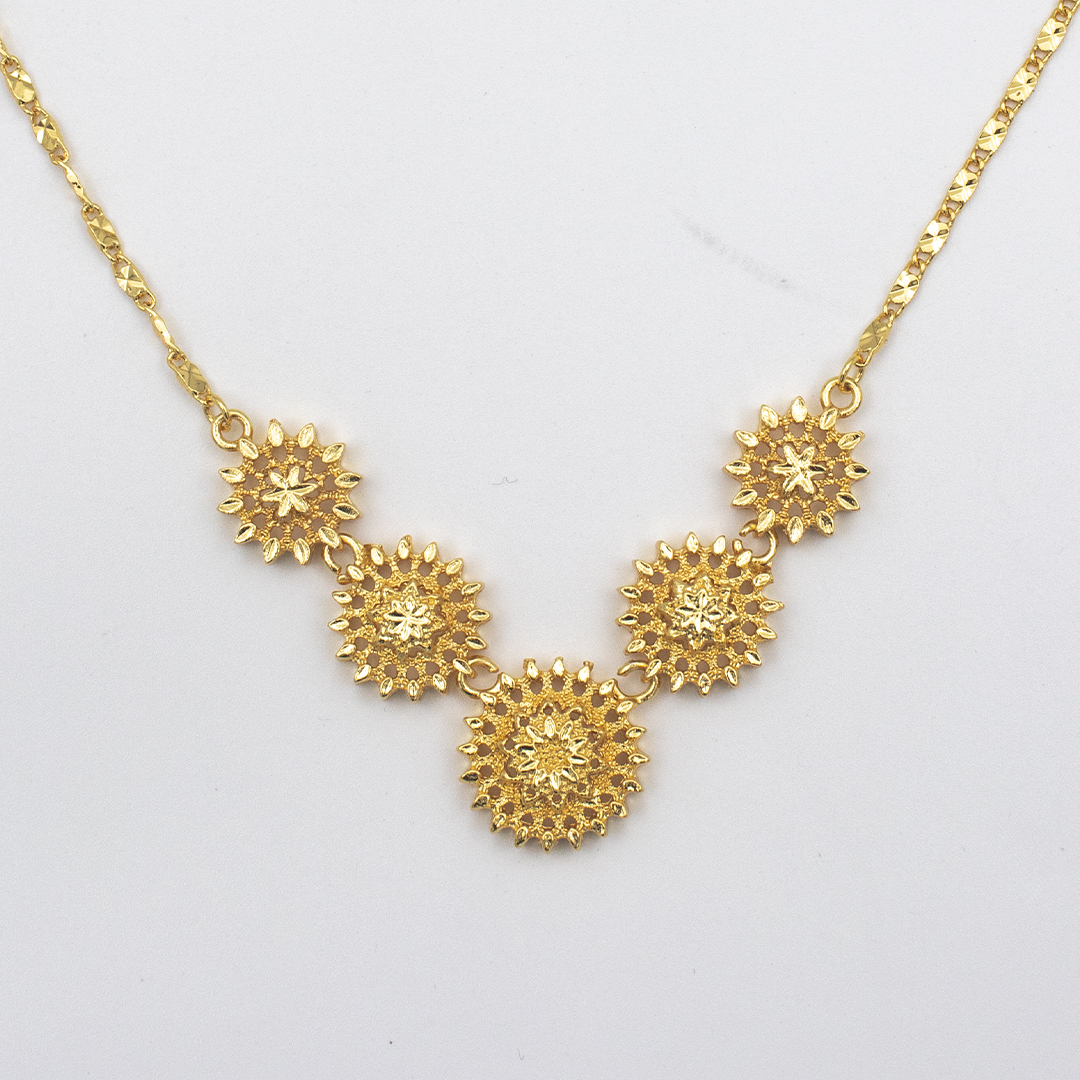 Fationable Chain Necklace For Women- Gold Color