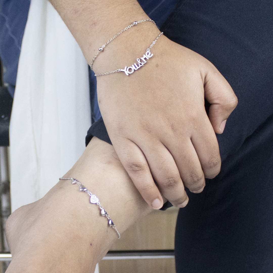 Great Looking Silver Alloy Star Payel With Bracelet Nupur Combo