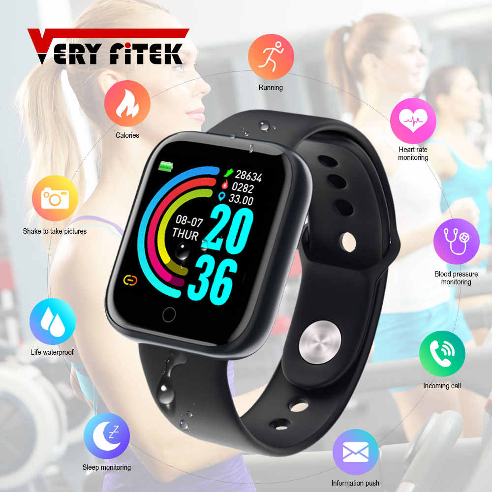D20 Smart Watch-Heart Rate Tracker Blood Pressure Oxygen Sport watch. image 5