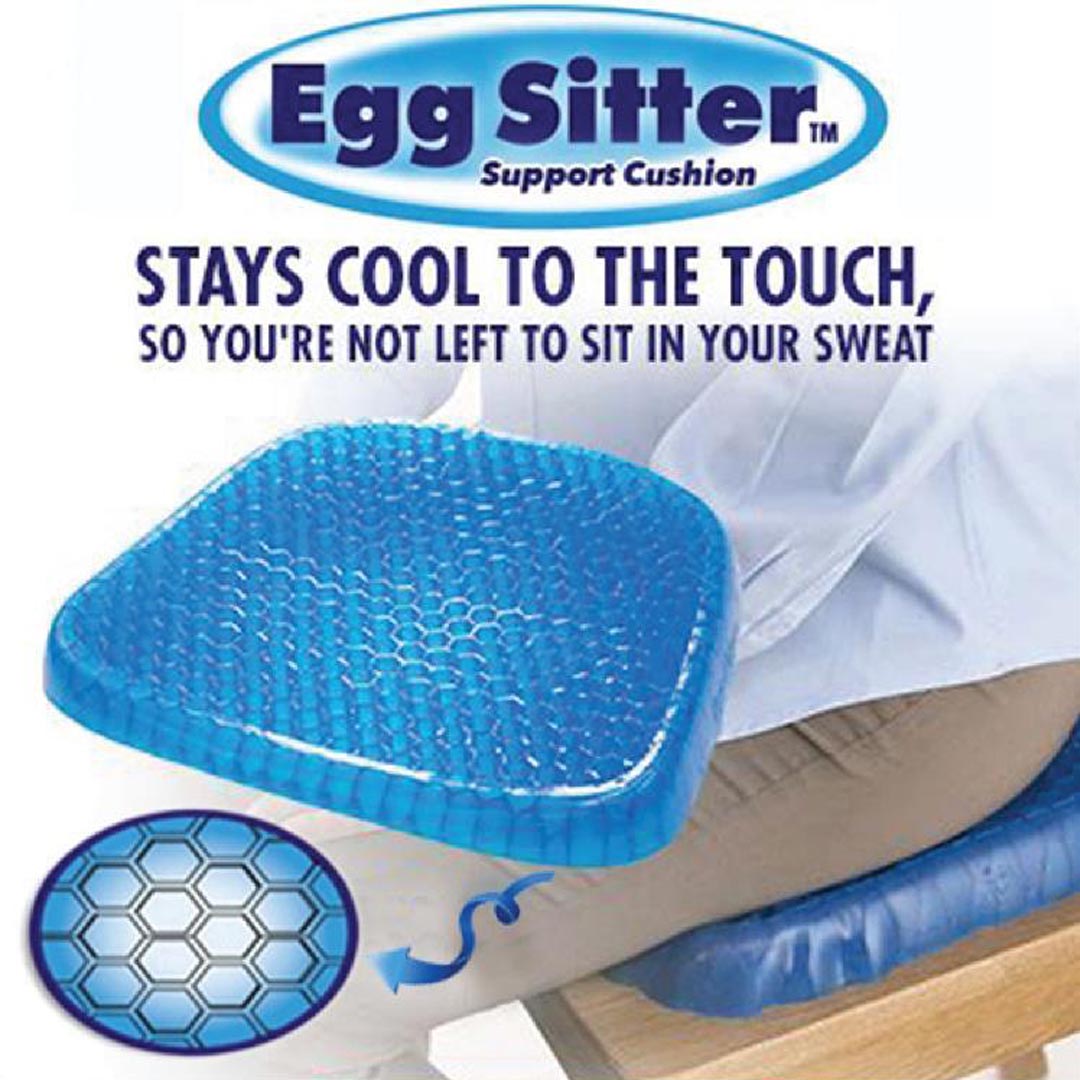 Car Auto Swivel Cooling Egg Sitter Silicone Gel Seat Pad Cushion image 2