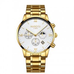 NIBOSI Fashion Men Watches Luxury Business Quartz Watch image 2