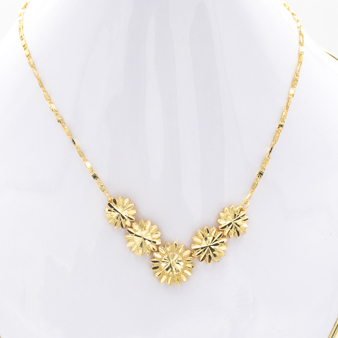 Fationable Chain Necklace For Women- Gold Color image 2