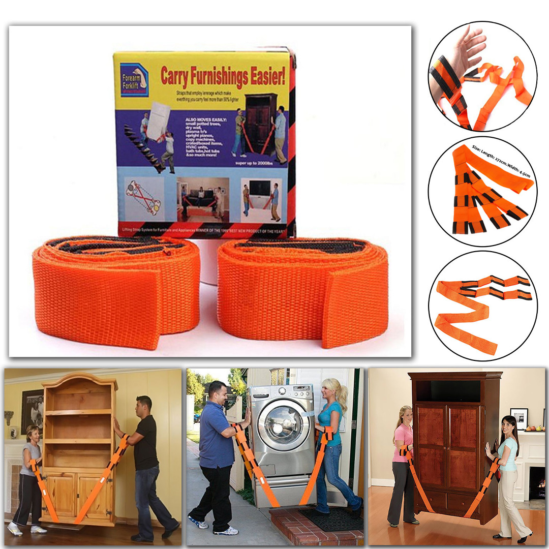 Carry Furnishing Easier: Moving Straps Forearm Delivery Transport Rope Belt image 2