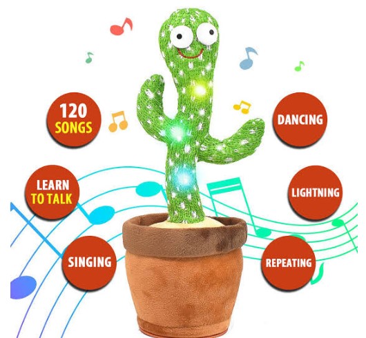 Dancing cactus talking cactus Stuffed Plush Toy Electronic toy with song plush cactus potted toy Early Education Toy For kids image 10